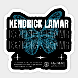 Kendrick Lamar // Butterfly Sticker